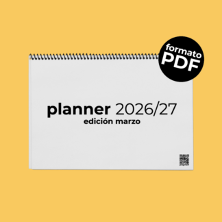 planner anual 2026 edición marzo (PDF)